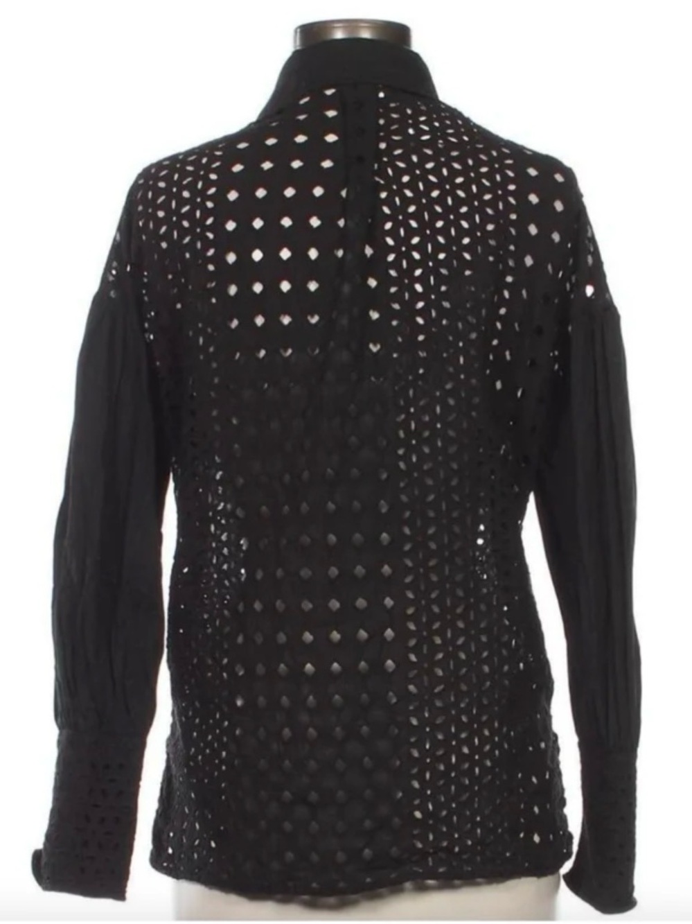 SFIZIO Italian Unique Black Women's Blouse - Picture 2 of 9